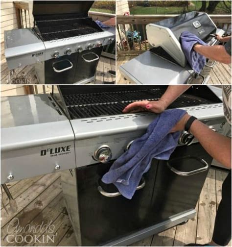 how to clean gas grill after cooking